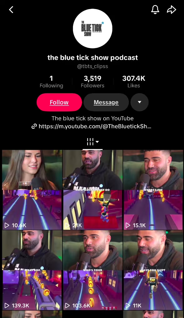 TikTok content