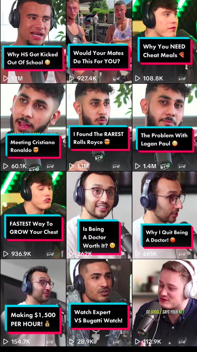 TikTok content